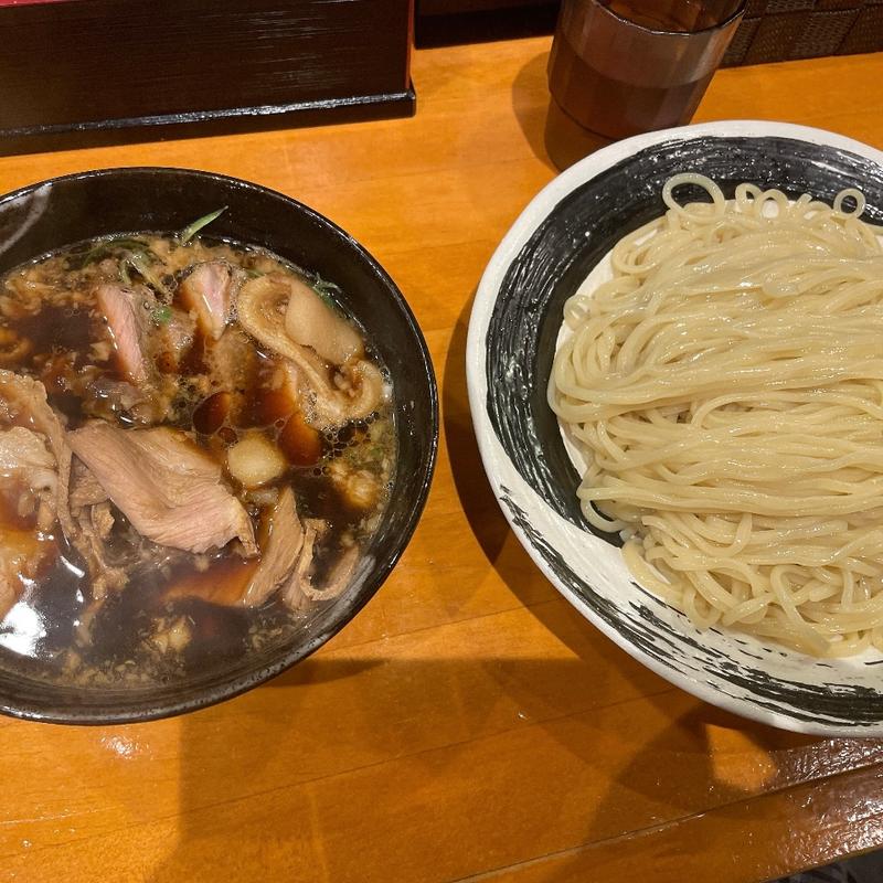醤油馬鹿つけ麺、肉増し(ラーメン坊也哲 )