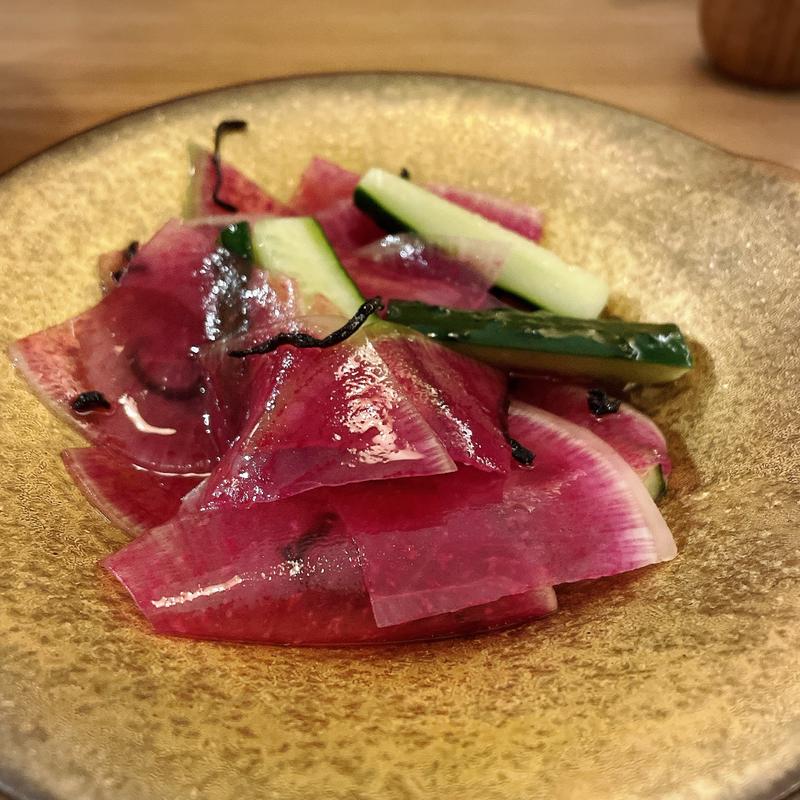 季節野菜の塩昆布和え(代官山のんき)