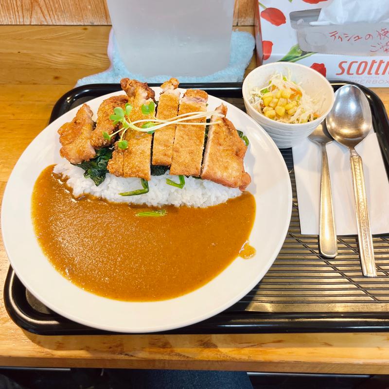 北品川カレー　唐揚げトッピング(ロビンソンクルーソーカレーハウス)