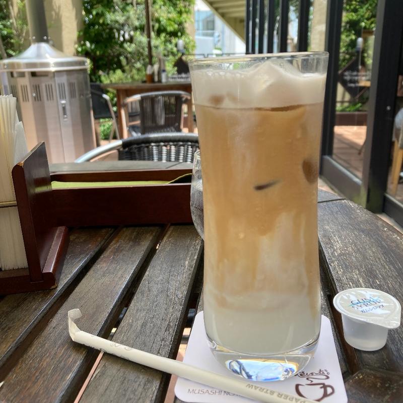 アイス カフェ ラテ(むさしの森珈琲 川口元郷店)