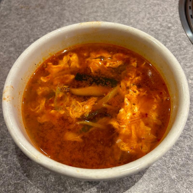 タルケジャンスープ(焼肉 西の屋)