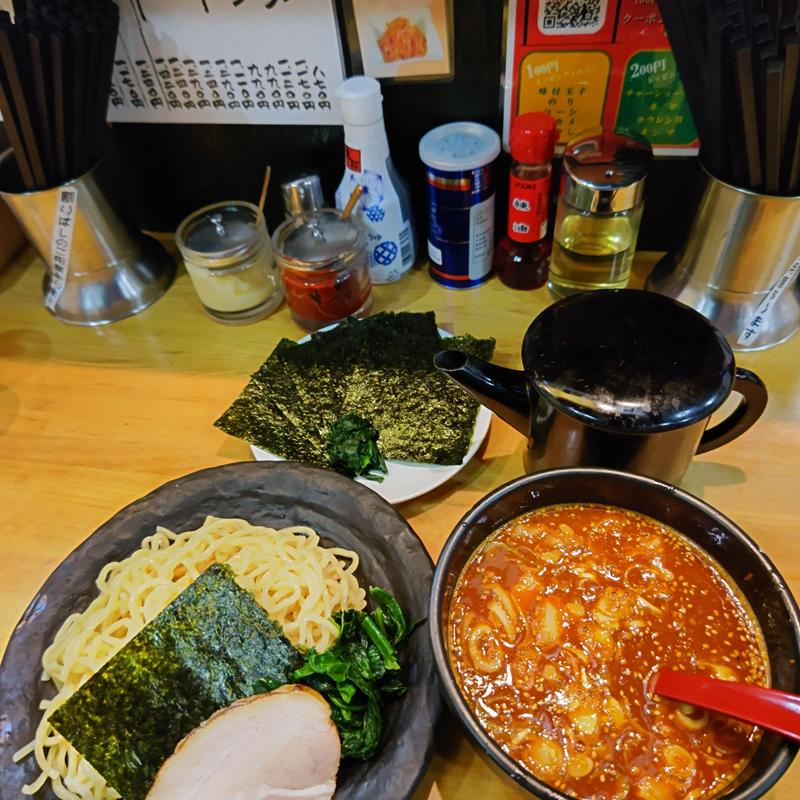 辛味噌にんにくつけ麺(大桜 上永谷店)