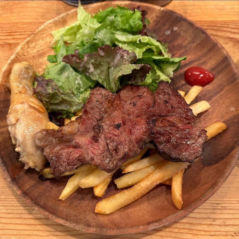 肉屋のステーキプレート(東京ブッチャーズ)