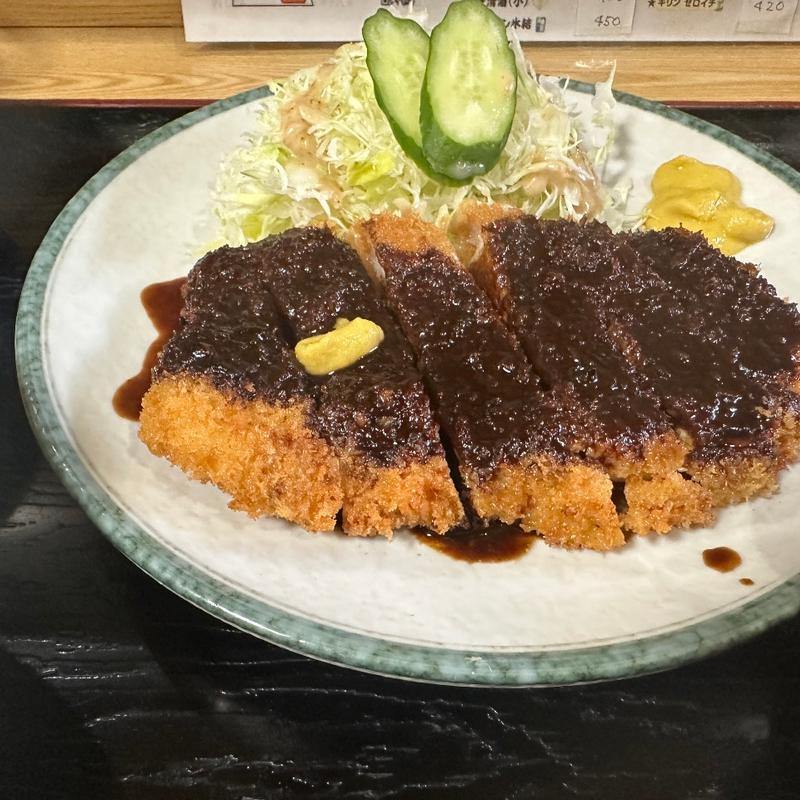 元祖味噌かつ定食(一楽)