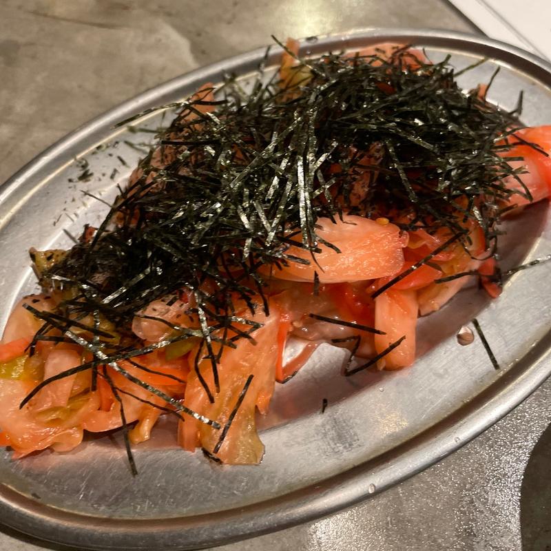 漬け物お通し(佐賀県三瀬村 ふもと赤鶏 田町店)