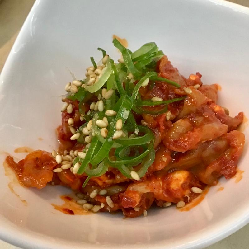 チャンジャwith クリームチーズ(今里クラフト カフェ)