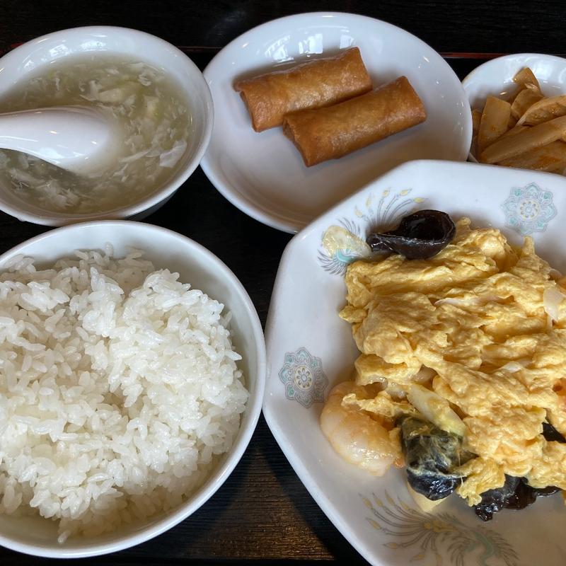 海鮮と玉子炒め定食(鳳凰閣 （ホウオウカク）)
