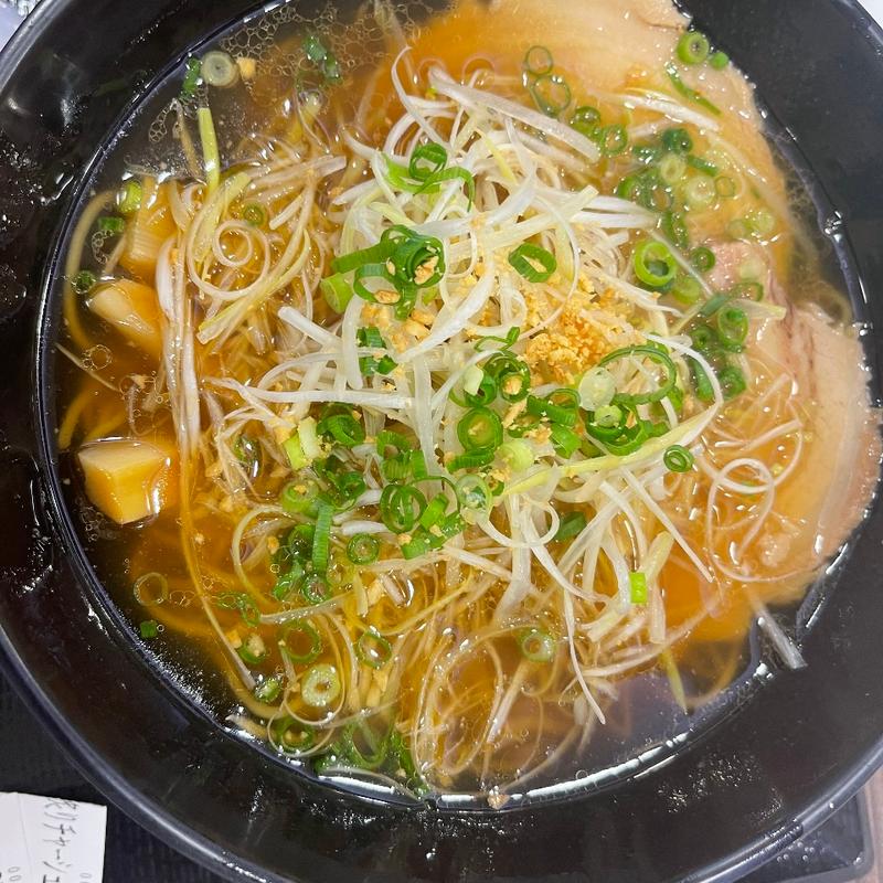ネギ醤油ラーメン(らぁ麺morizumi)