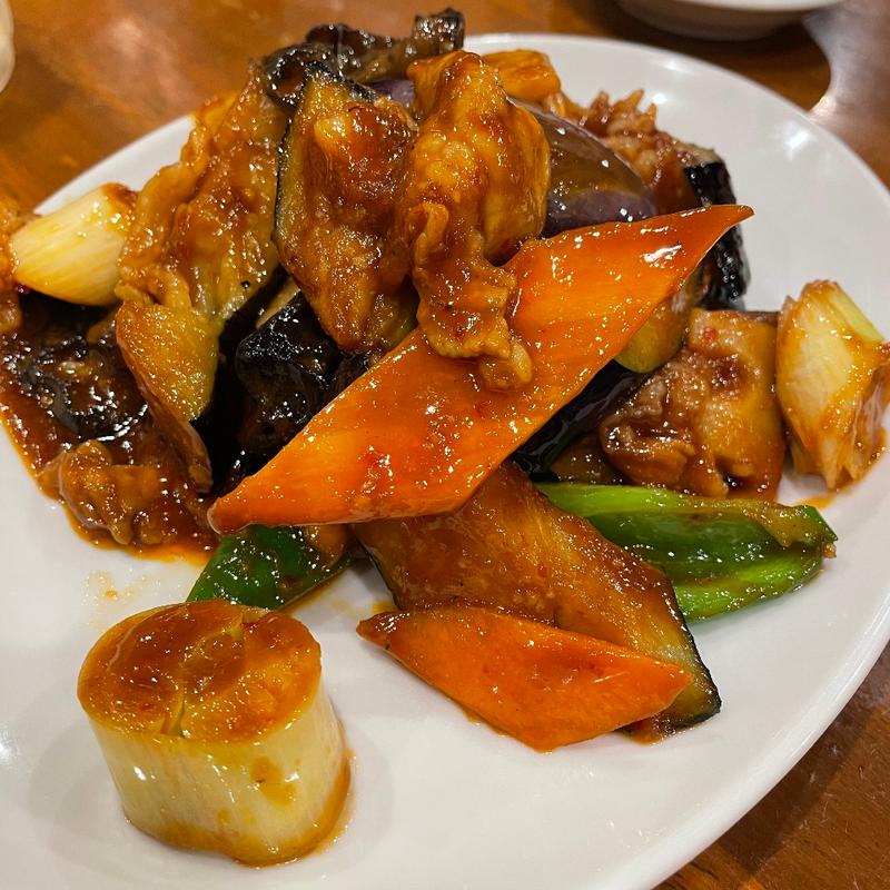 ナス辛子しみそ炒め(三幸園 白山通り店 （サンコウエン）)