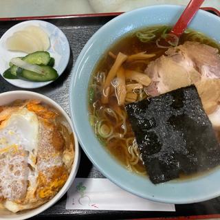 麺セット（ミニカツ丼）(川島屋)