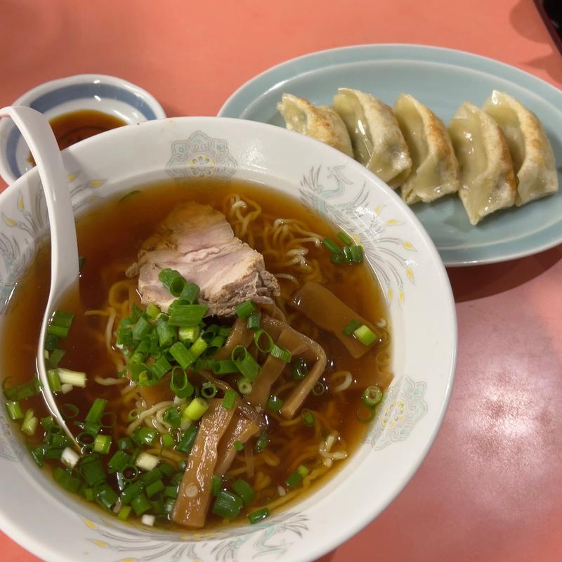 味噌ラーメンと餃子セット(五竜菜館 )
