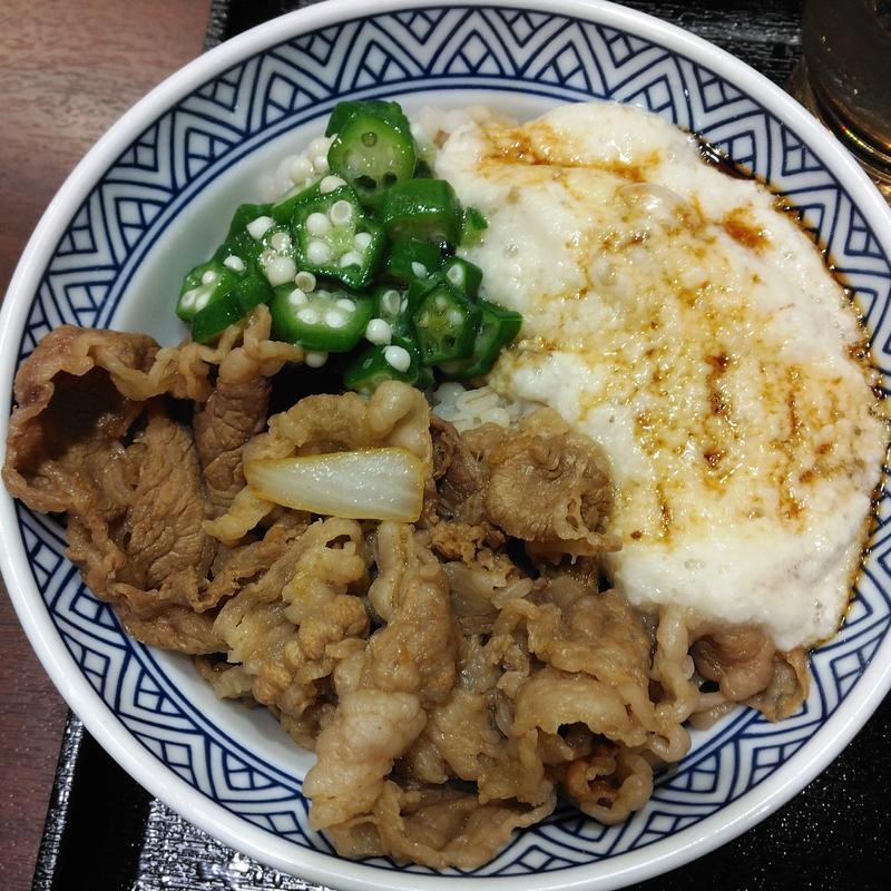 牛麦とろ丼(吉野家 仙台北目町通店 )