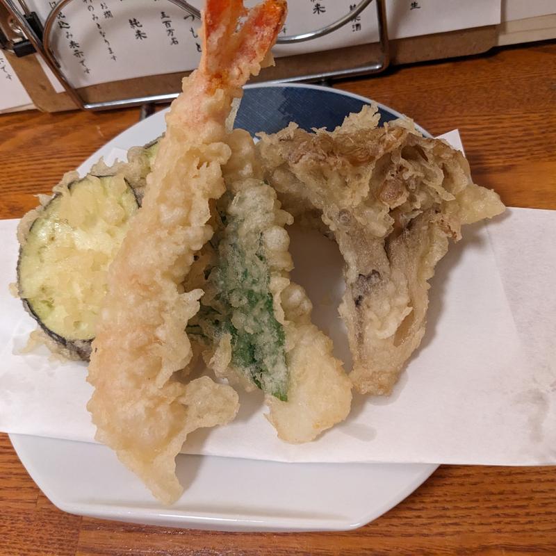 天ぷら盛合せ(石臼挽きうどん しゅはり )