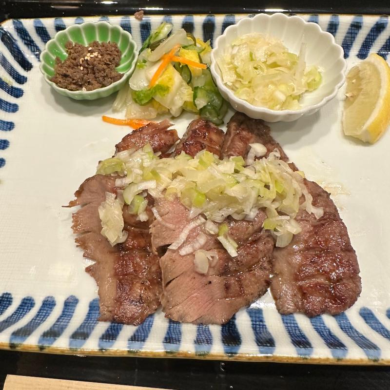 ねぎ塩レモン上たん焼き(牛たん焼き仙台辺見)