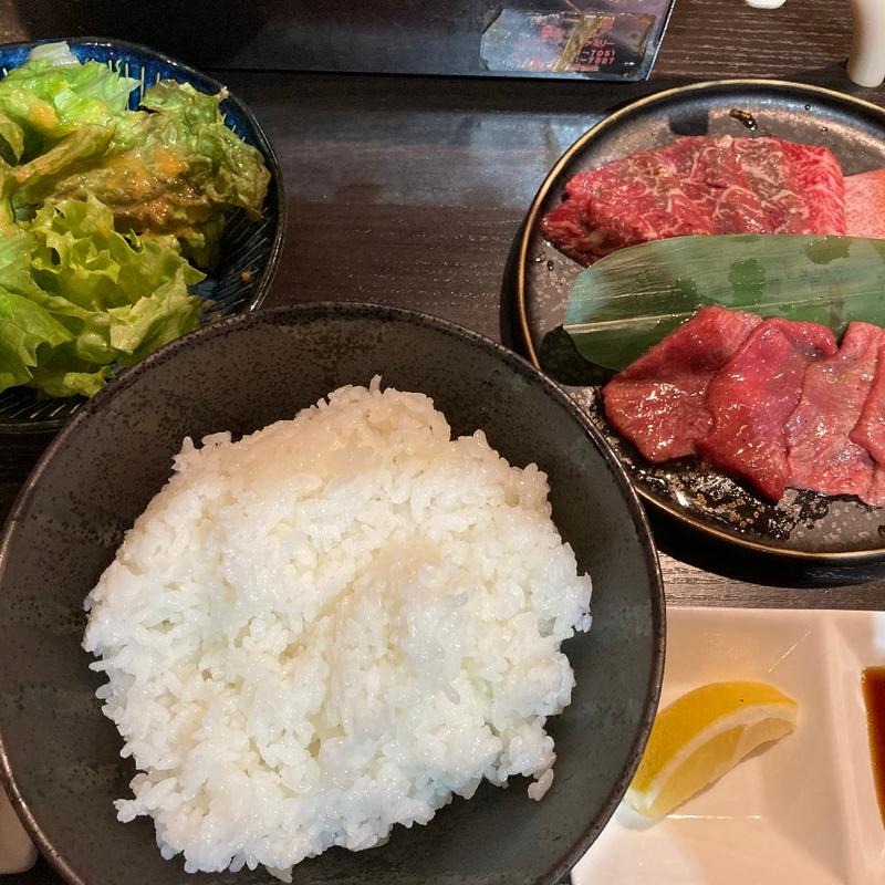 ハラミ定食(世田谷焼肉bon)