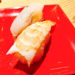 寿司2貫(晩酌セット)(天ぷらと寿司１８坪)