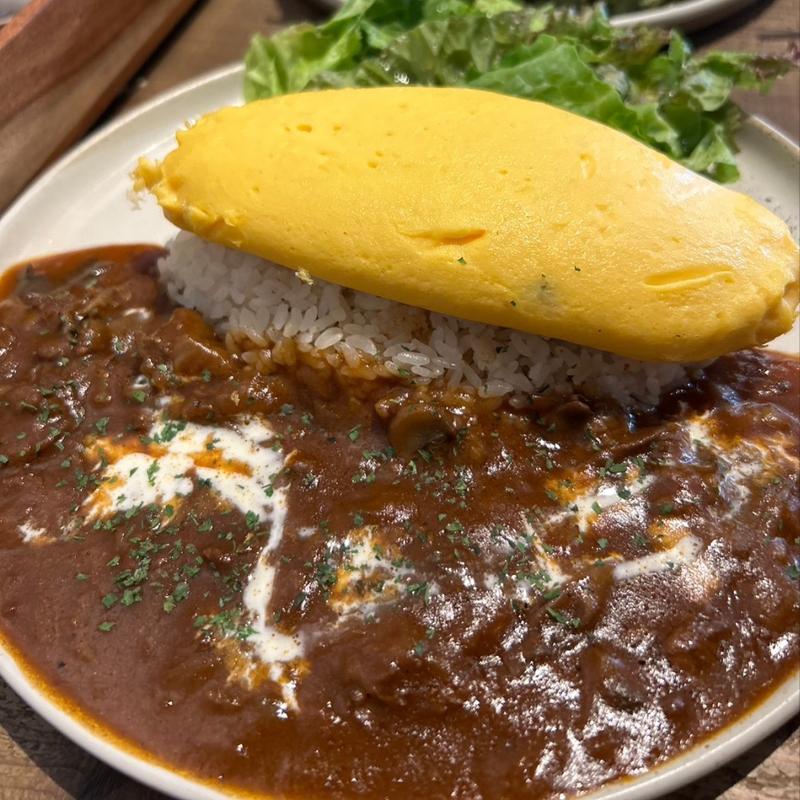 オムハヤシライス(FEBRUARY KITCHEN)