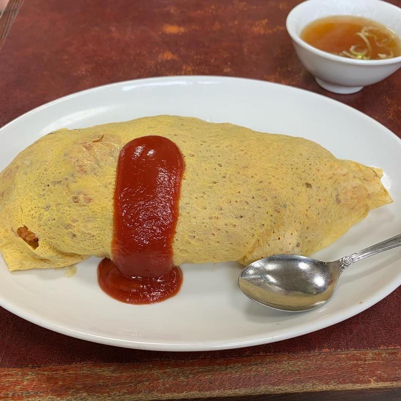 オムライス(萬来飯店)