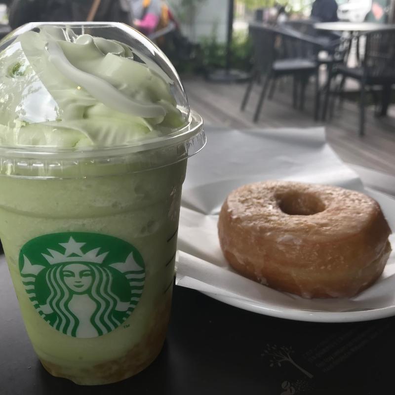 The メロン of メロン フラペチーノ(スターバックス)