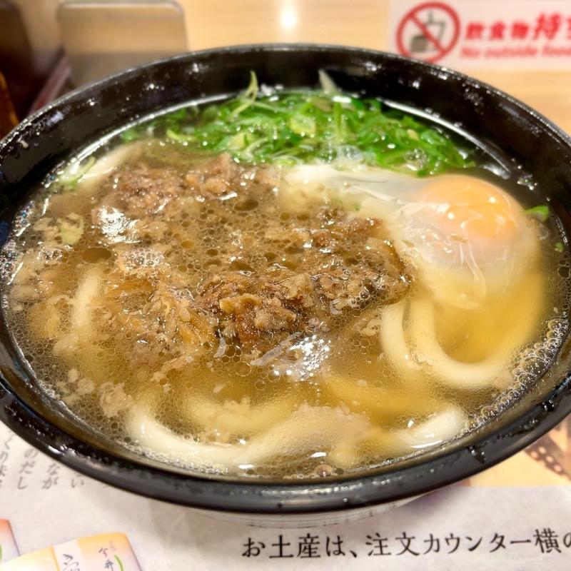 しぐれ煮うどん(道頓堀 今井 新大阪店(駅構内 / 大阪のれんめぐり))