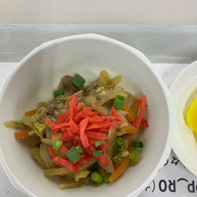 小鉢（牛ごぼう）(札幌市役所地下食堂)