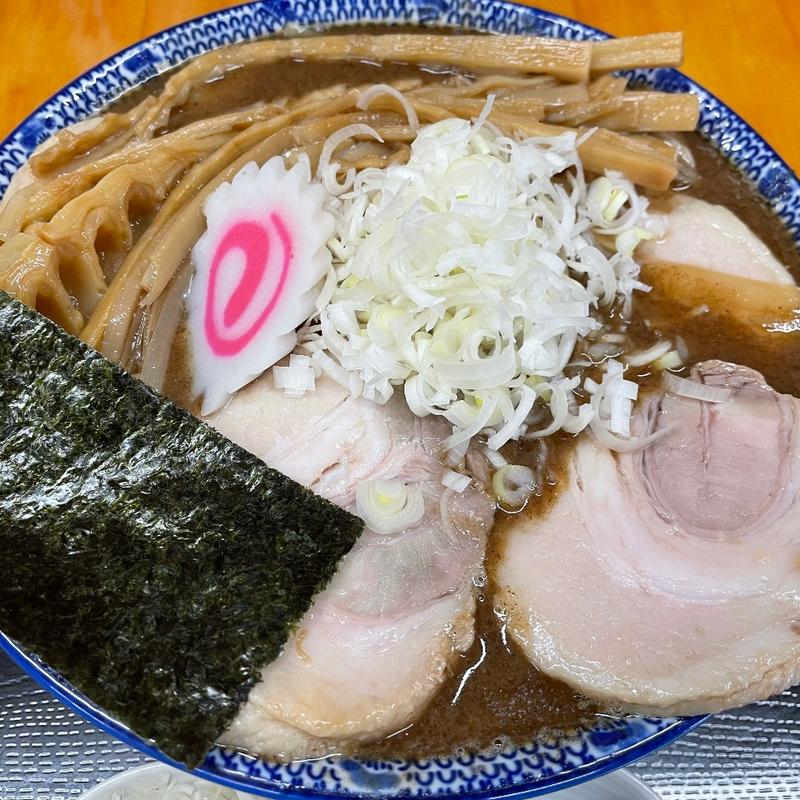 魚介チャーシュー中華そば大盛り＋メンマ(中華そば 香十)