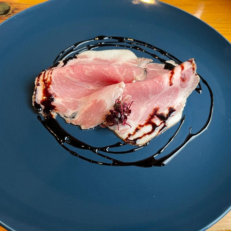 肩ロースレアチャーシュー別皿(鳴尾山芋研究所 FLAT BUSH)