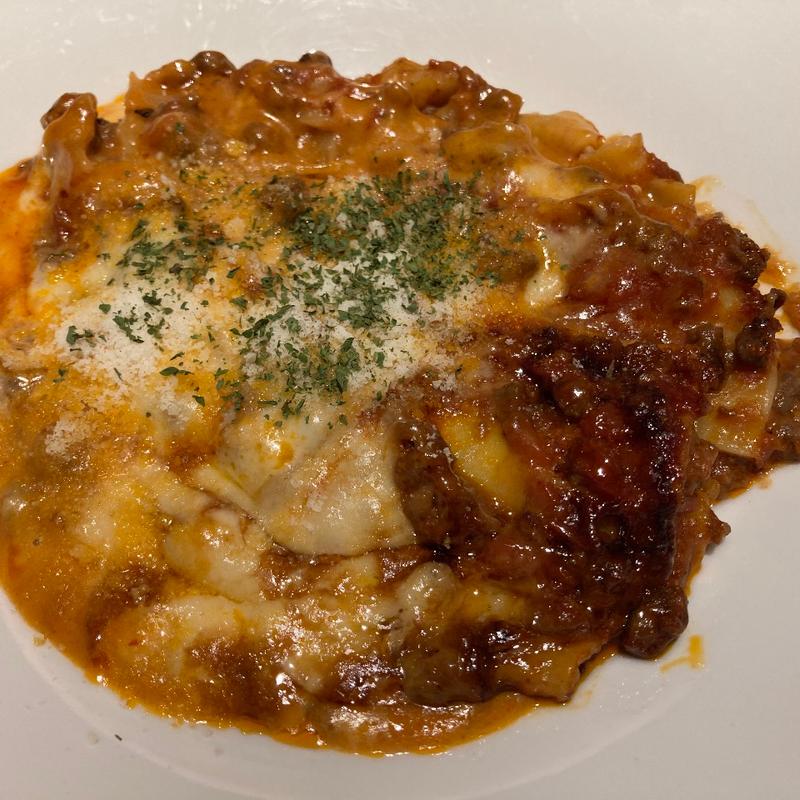 胡四の牛王のミートソースのラザニア(ビアレストラン アリーブ 北上店 )
