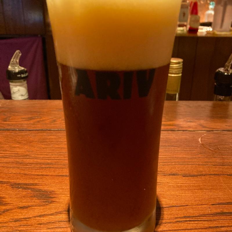 レッドエール(グラス)(ビアレストラン アリーブ 北上店 )