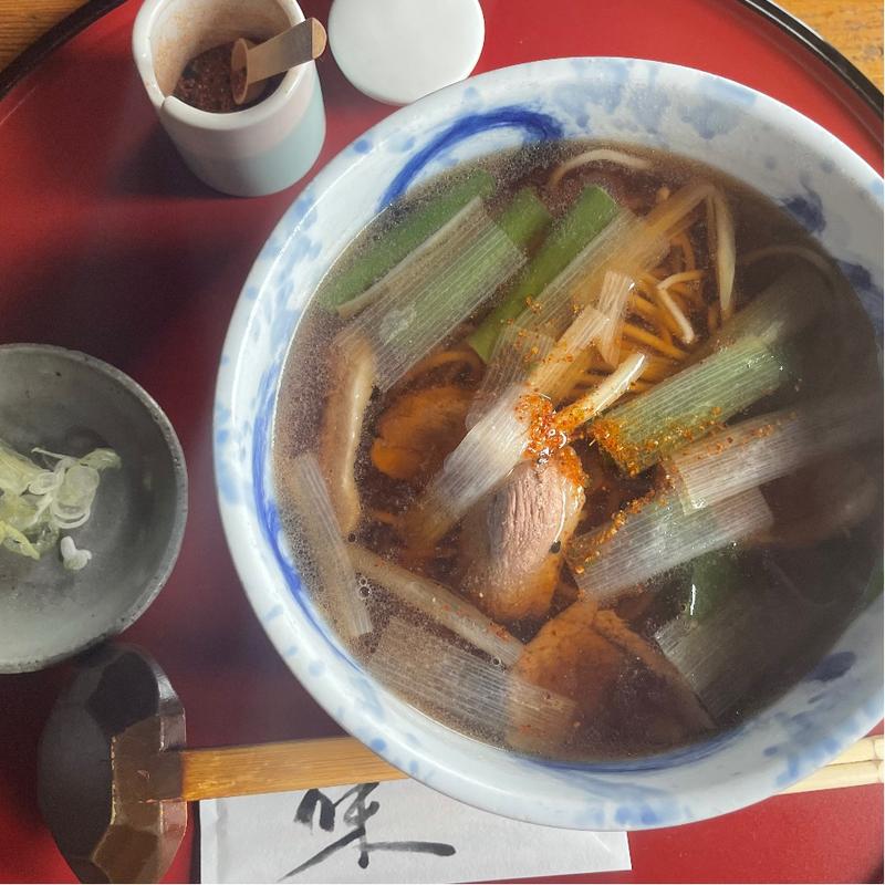 鴨南そば(田人味おやじがんこそば )