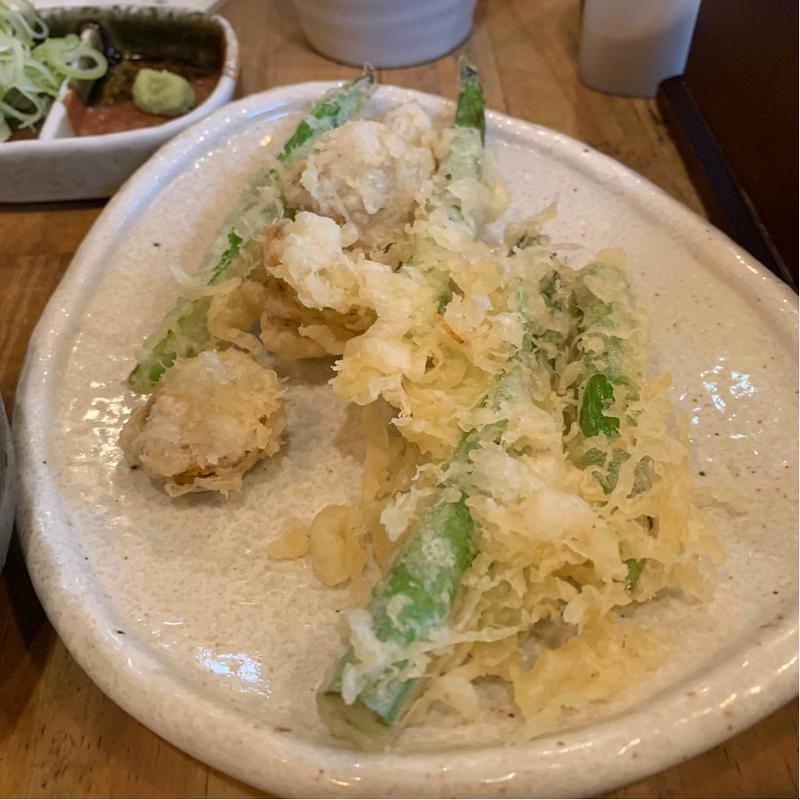 季節の天ぷら(蕎麦喰い処 やまや)