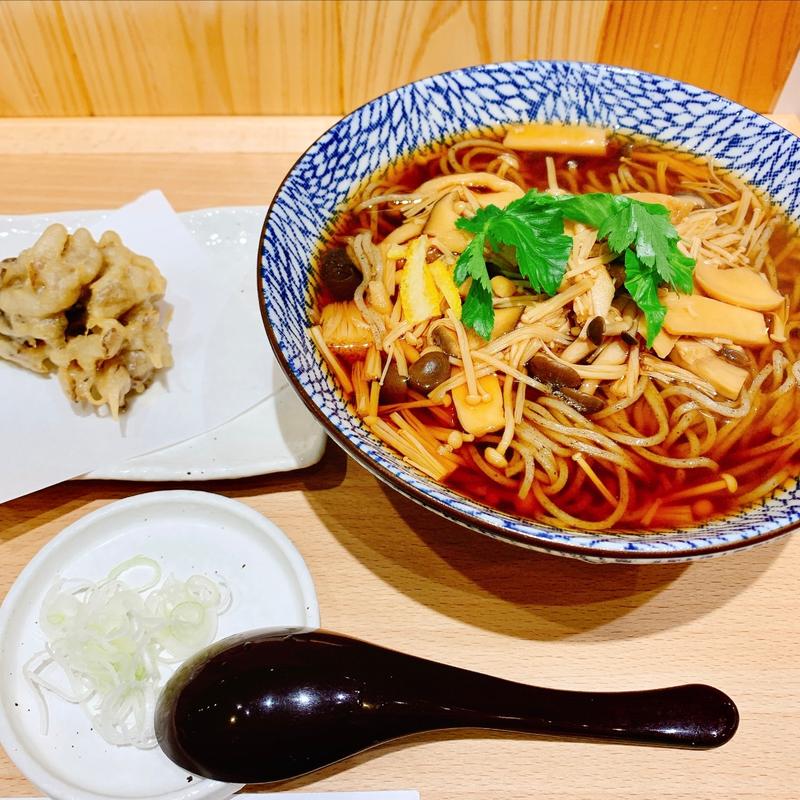 きのこそば(信州十割そば てん)