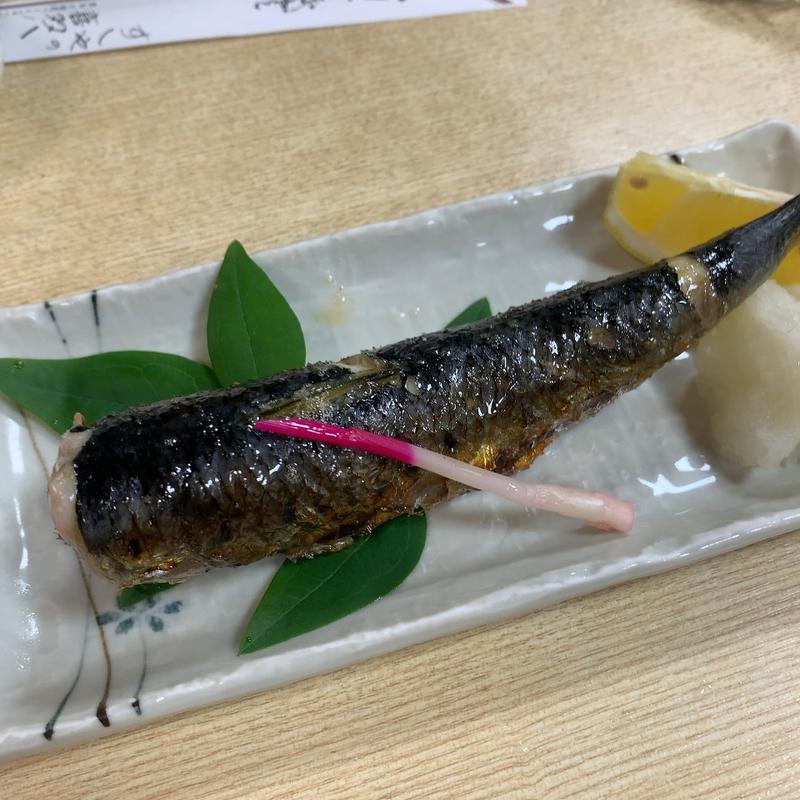 焼き魚（いわし）(すしやの喜多八)