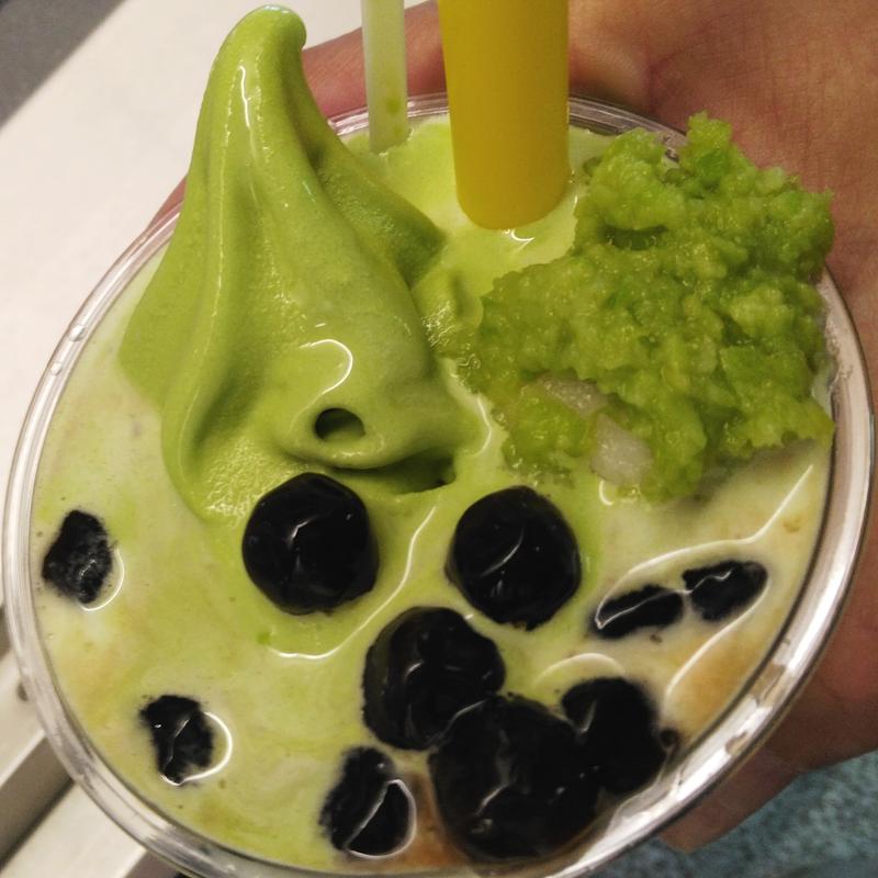 ずんだもちフロート(喜久水庵 JR仙台駅 3階店 )