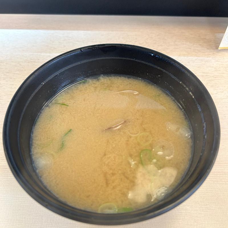 あさりのお味噌汁(すしざんまい 川崎店)