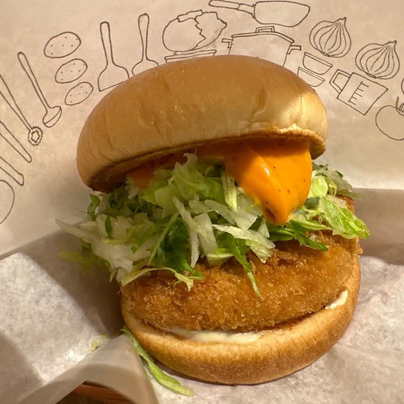 エビマヨソースの海老カツバーガー(モスバーガー 六甲店 （MOS BURGER）)