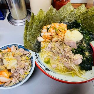 塩ネギラーメン＋海苔＋わかめ＋ミニネギ丼(ラーメンショップ 122号騎西店)