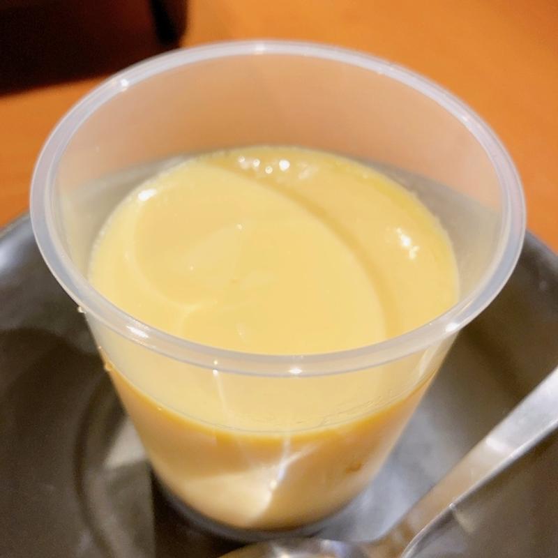 おうはん卵のプリン(かき小屋 豊丸水産 広島本通り店)