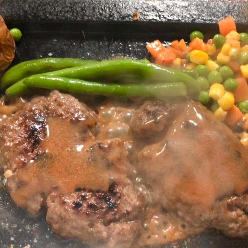 ゴールドラッシュ　ハンバーグセット(ゴールドラッシュ 渋谷南口店)