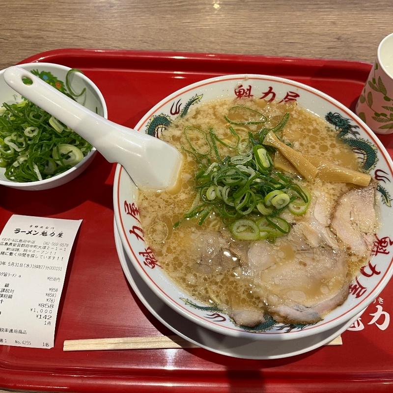 コク旨ラーメン(ラーメン魁力屋 イオンモール広島府中店)