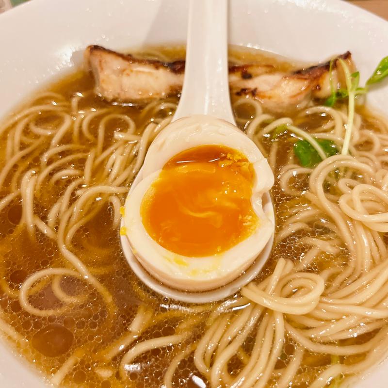 味玉(クラム＆チキンヌードル くらちき)