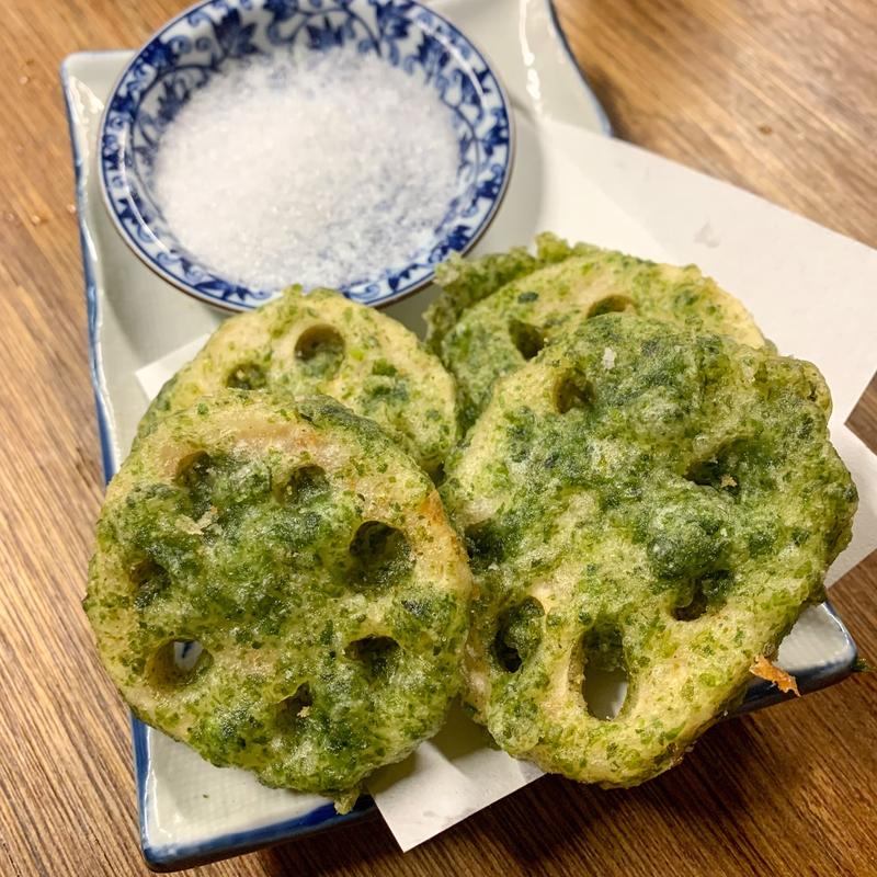 レンコンの磯辺揚げ(大衆酒場BEETLE 本店)