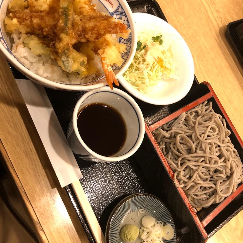 天どんランチ(米久 イオンモール札幌平岡店 （よねきゅう）)