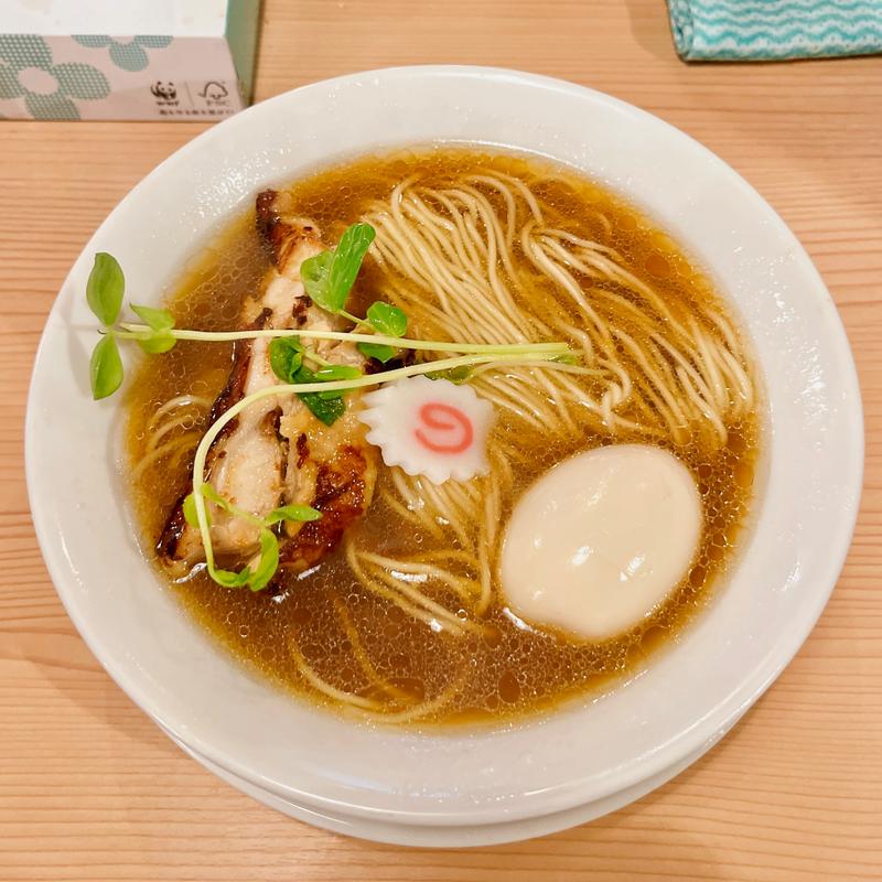 貝だし醤油ラーメン(クラム＆チキンヌードル くらちき)