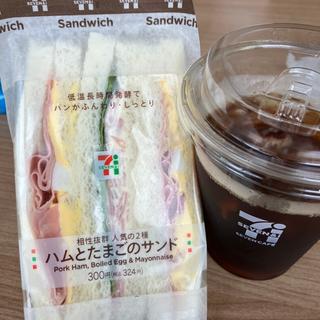 ハムとたまごのサンドイッチ(セブン-イレブン 北海道ＳＴ大通店)