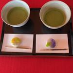 上生菓子抹茶セット(中島の御茶屋 )