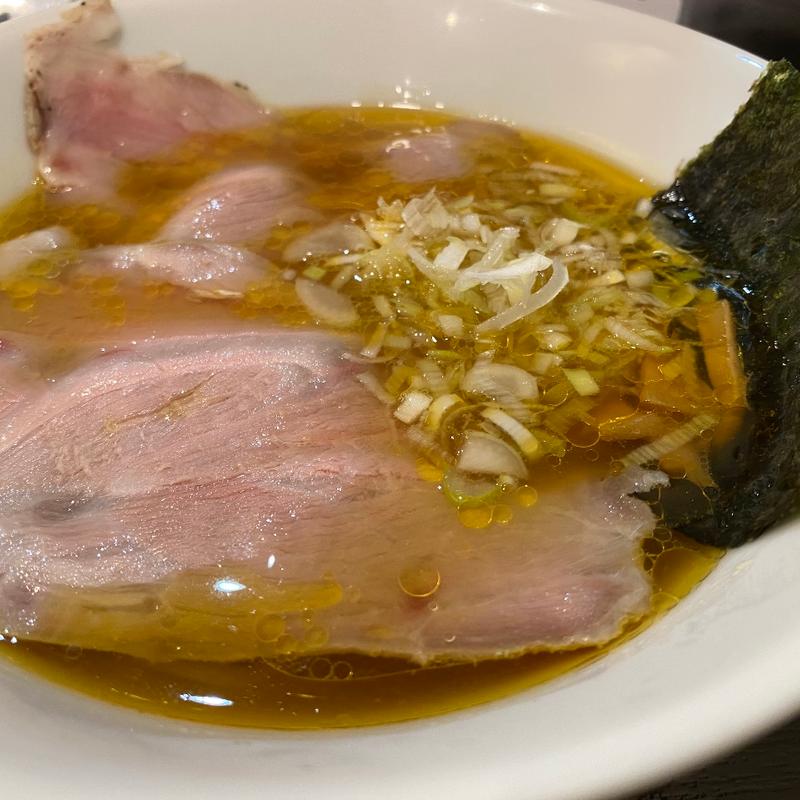 オレンジと貝 醤油ラーメン(麺屋 最後の一滴)