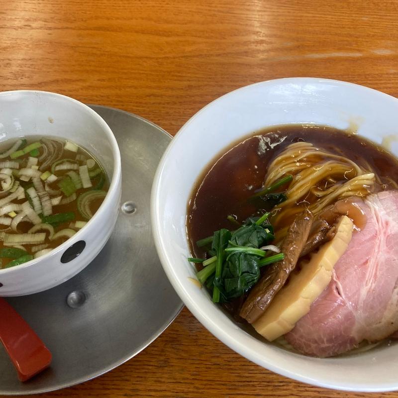 煮干し餡掛け昆布水つけ麺塩(栃木中華そば 神志)