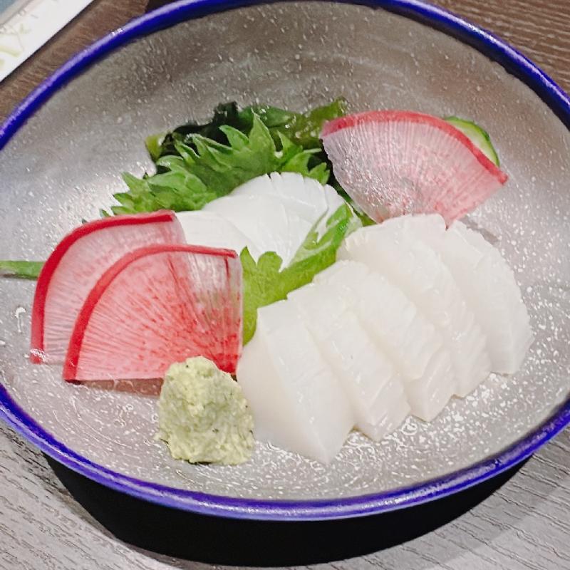 イカのつくり(町衆料理 京もん 八条口店)