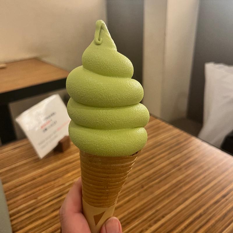 抹茶ソフトクリーム(抹茶CAFE＆SWEETS RIQ(りきゅう))